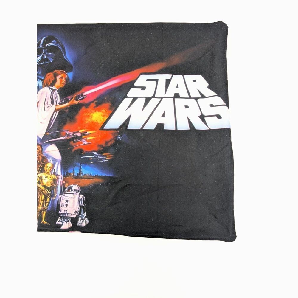 Star Wars A New Hope Pillow Case Episode IV Graphic Print Cover 28" x 18" - Picture 3 of 9